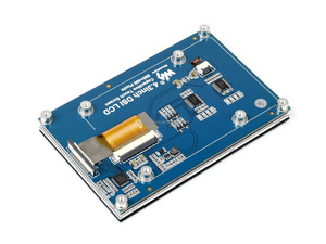 Raspberry Pi 4.3 pollici touch screen capacitivo 800x480 IPS Wide View MIPI DSI interfaccia