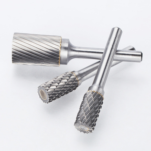 HUHAO mata bor gerinda putar 6mm, mata bor pemoles elektrik karbida Tungsten putar penggiling logam - Product Image 4