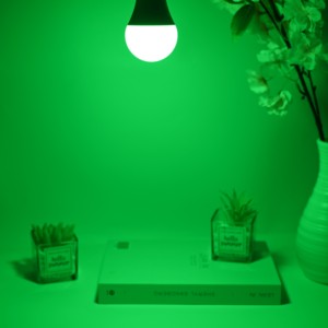 Bán chạy nhất tiết kiệm năng lượng chiếu sáng trong nhà dẫn bóng đèn màu xanh lá cây ánh sáng 3W 5W 7W dẫn bóng đèn - Product Image 4