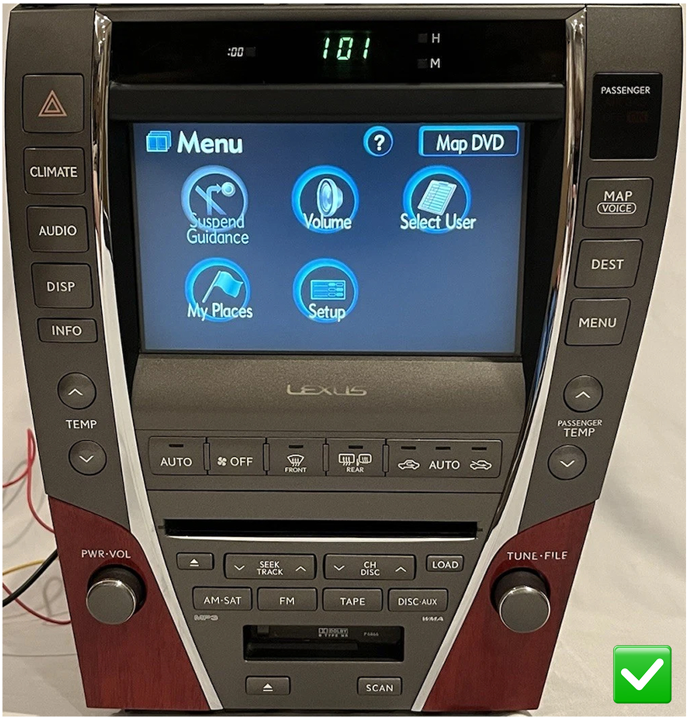 Lexus ES350 2006-2008 DVD
