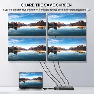 Xput 1 entrada 4 salidas HDMI Video Splitter 1X4 4K 60Hz 4K60Hz 4 puertos HDMI V2.0 2,0 V Splitter con Power Audio