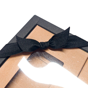 <strong>Custom</strong> <strong>Elastic</strong> <strong>Loop</strong> <strong>Bow</strong> Crocheted Polyester Knit Webbing for Packaging and Decoration - Product Image 2