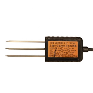 RS485 Modbus 4-20mA 0-2V <strong>Output</strong> 3.3V 2-5V DC Power Supply FDR Soil <strong>Temperature</strong> Moisture <strong>Sensor</strong> for Agriculture Irrigration