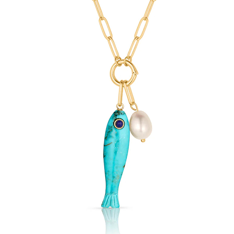 Placcato oro 14k/18k - turchese