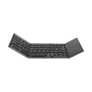 Teclado inalámbrico portátil de tres pliegues-Sistema USB/BT 3 para computadora portátil/tableta/PC, control delgado y táctil (diseño en inglés) - Product Image 6