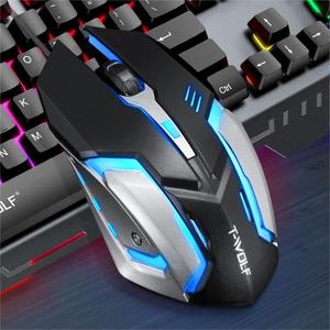 X518批发游戏键盘鼠标套装Tf600有线机械键盘Rgb背光游戏键盘游戏鼠标组合 - Product Image 5
