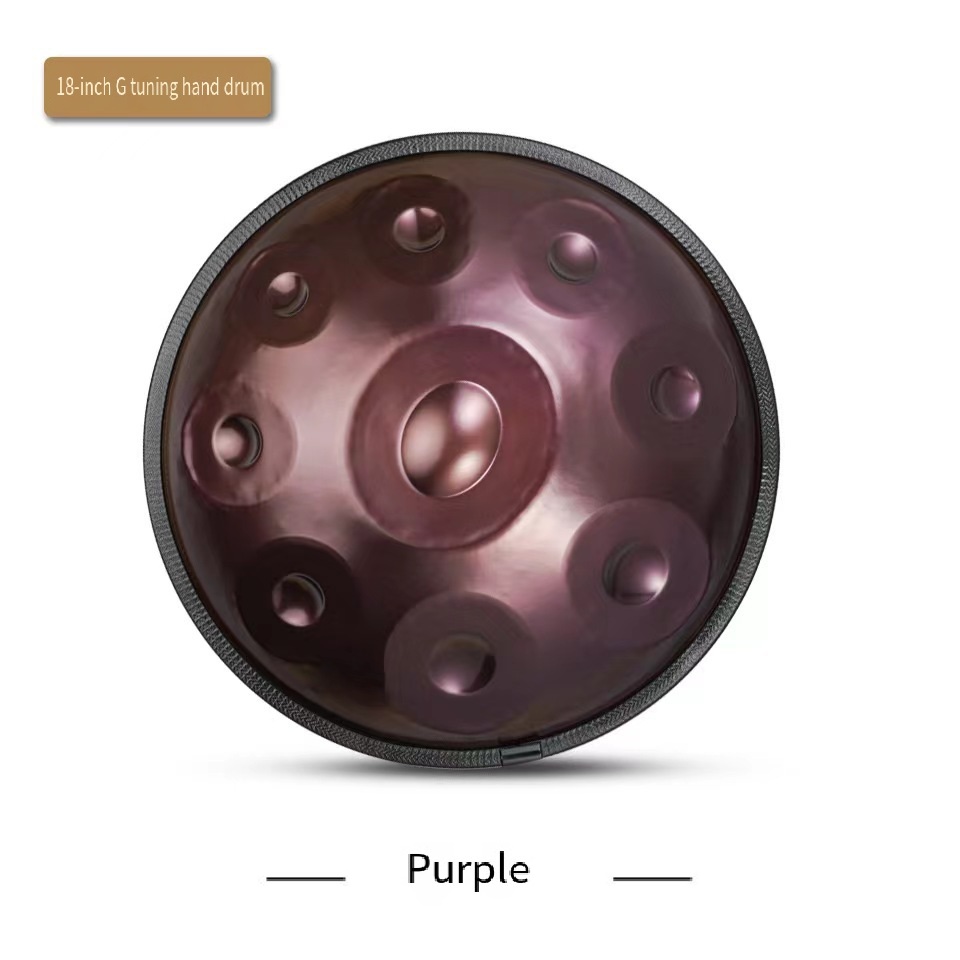 16-18 pouces G tuning violet 9 tons