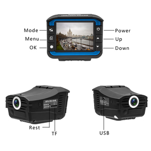 Russian Market Hot Selling 2 in 1 Driving Car Recorder Radar Detector Electronic Dog GPS Tracker Dashcam Car DVR <strong>Camera</strong> - Product Image 5