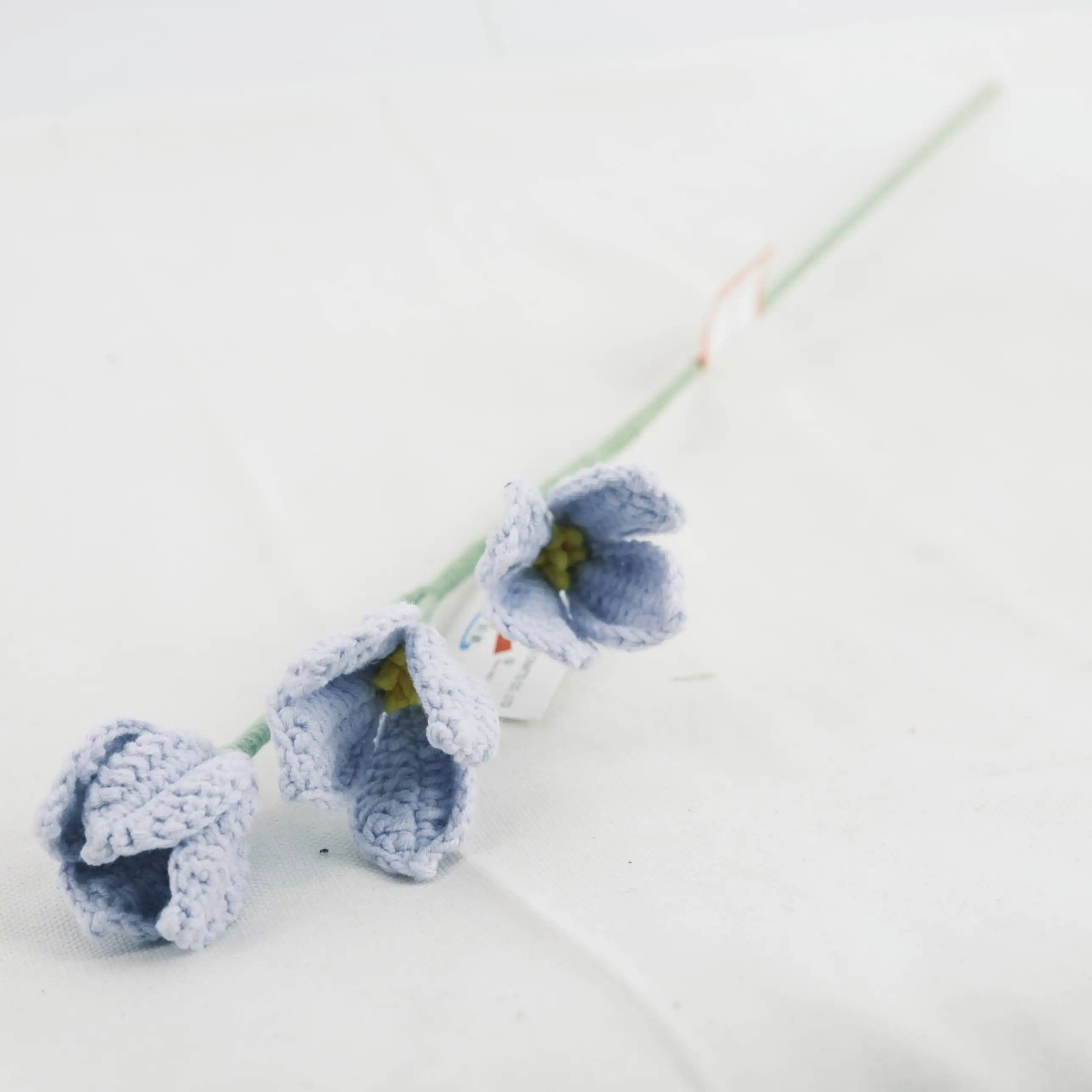 Trang chủ Máy tính để bàn trang trí Handmade Mini Chậu hoa cây Crochet bó hoa nhỏ len hoàn thành