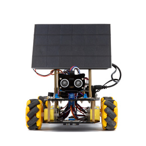 ACEBOTT DIY Solar betriebenes Roboter auto mit Mecanum-Rädern und programmier barer Plattform für Ultraschalls ensoren für Arduino STEM-Projekte