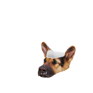 מותאם אישית גור בעל חיים מגוון חיים דמוי חרסינה גרמני, ראש כלב רועים גרמני - Product Image 2