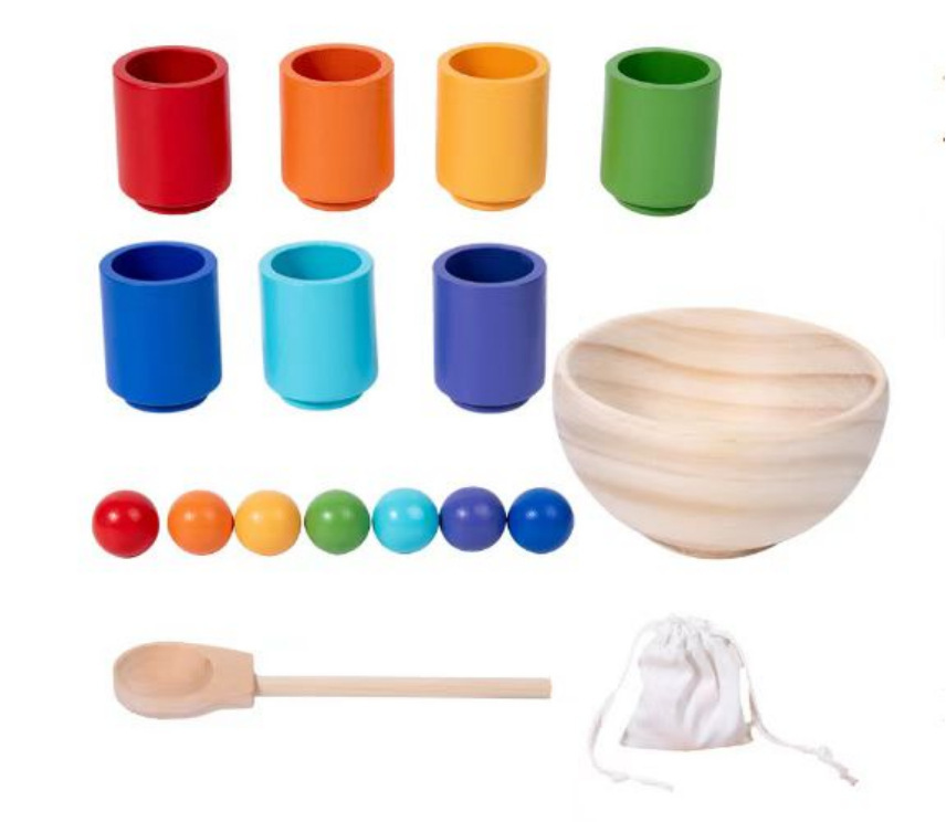 Balle et coupe sept couleurs 0,35 kg