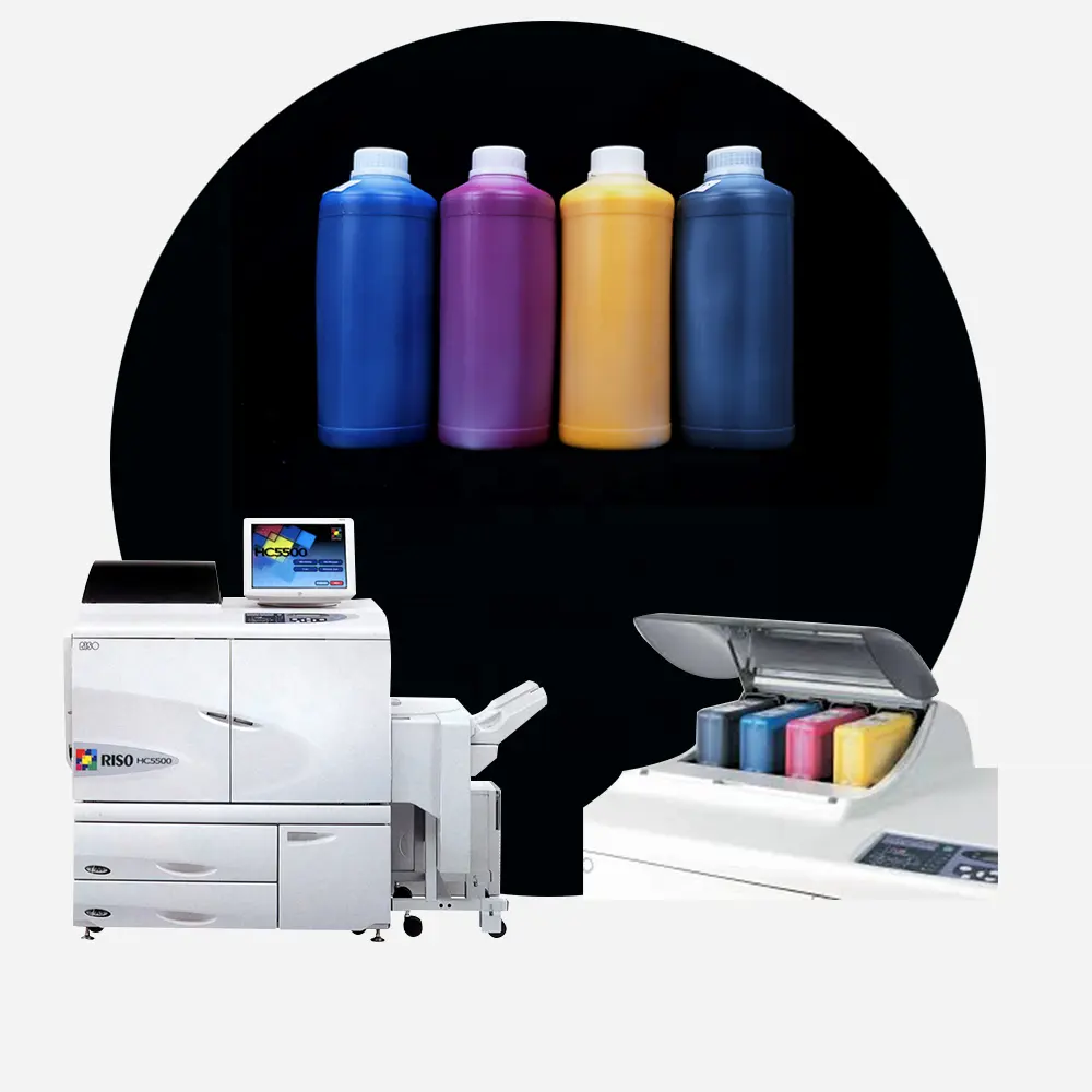 Consommable d'imprimante de bureau de haute qualité, sans odeur, encre grasse d'imprimante compatible avec cmjn hc5500
