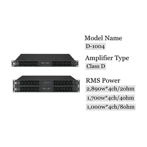 Amplificador de audio DSP, DSP-1004 CVR amplificador de potencia, Clase d - Product Image 3