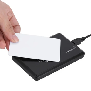 Lector RFID de 125KHz y 13,56 MHz, lector de tarjetas de Control de acceso inteligente con Sensor de proximidad USB - Product Image 1