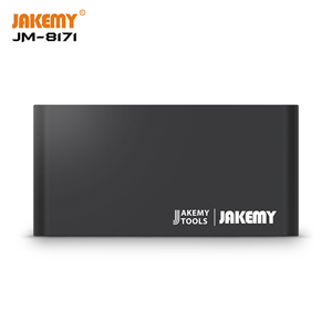 JAKEMY JM-8171 แบบพกพา DIY อิเล็กทรอนิกส์บํารุงรักษา Magic ไขควงกล่องชุดสําหรับโทรศัพท์มือถือเกมคอมพิวเตอร์ Pad ซ่อม - Product Image 4