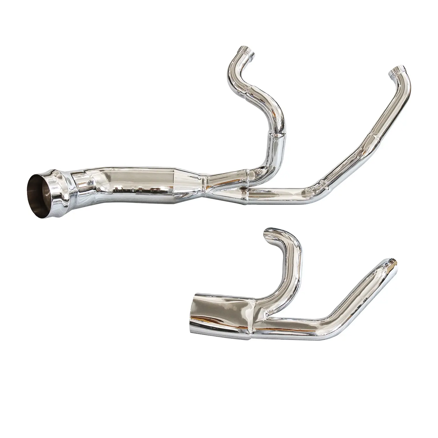 Custom 2 into 1 Exhaust System 1995-2016 For Motorcycle Harley-Davidson