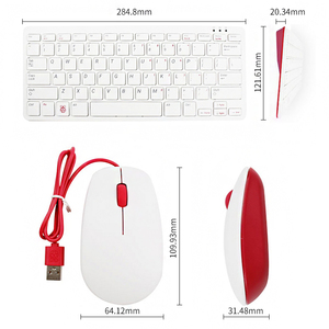 Accesorios para Raspberry Pi, kit oficial para teclado y ratón