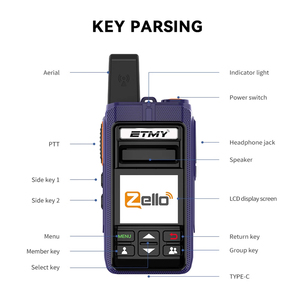 2025 4G Zello Gps Ptt Poc <strong>Star</strong> Android Poc Radio Walkie Talkie 5000km Two <strong>Way</strong> Radio Long Range with Display Use in Global