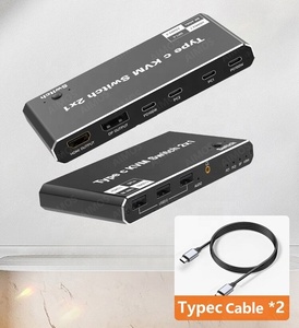 HDMI2.0 8k type-c kvm交换机2*1适用于苹果电脑手机共享鼠标键盘显示器 - Product Image 5