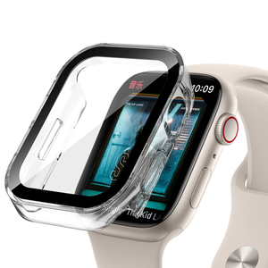 เคสพีซีแบบแข็งเคลือบ2025มาใหม่เคสป้องกันหน้าจอกระจกสำหรับ Apple Watch Series 10 ultra 9 8 7 6 5 4ฝาครอบกันน้ำ - Product Image 6