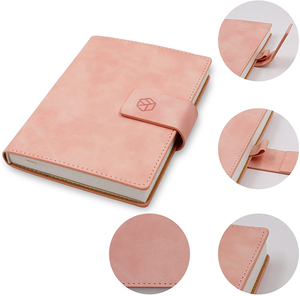 Quaderno tascabile piccolo blocco note Mini composizione quaderni con chiusura a bottone automatico per scrivere diario per donna