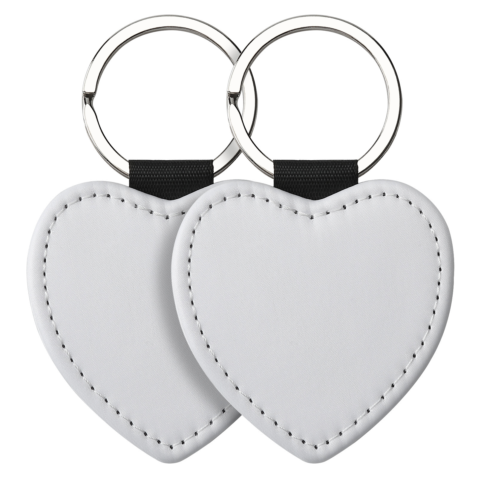 Double white: Heart-shaped, 5 cm in diameter