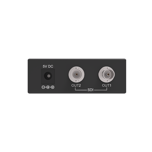 Miniconvertidor de fibra óptica, 1 canal, 12G, 4K, 12G-SDI, transceptor de fibra de vídeo con Tally y bucle, modo único, núcleo único, LC - Product Image 2