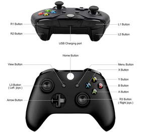 C-STAR Best Wireless Game <strong>Controller</strong> with Double Vibration Motor Linear Button for <strong>X</strong>-one/PC High Performance Joystick <strong>Controller</strong> - Product Image 2