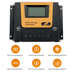 Mini controlador de carga solar pwm, batería de litio de alta potencia, 12v, 24v, 36v, 48v, 10a, 20a, 30a, 40a, 50a, 60a, 80a - Product Image 3