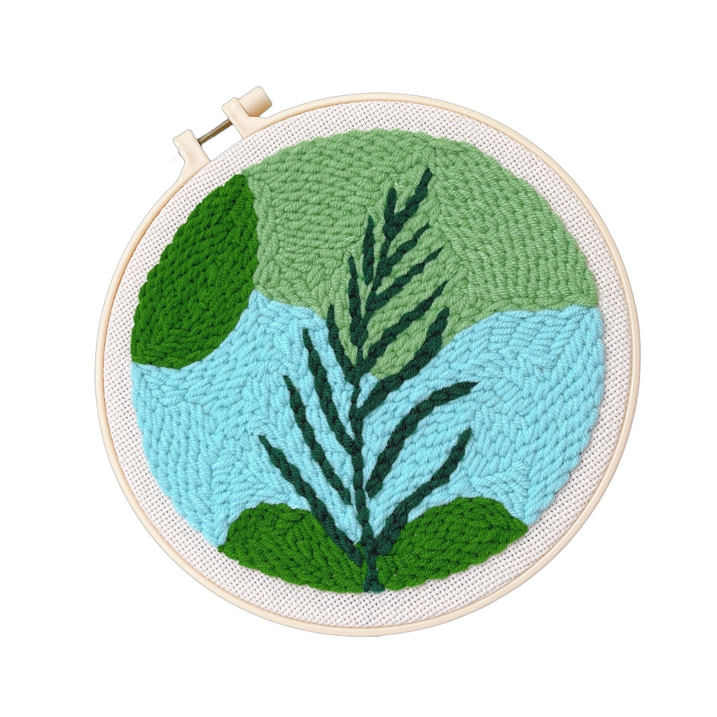 Hoja de Tung marrón verde