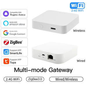 Tuya Zigbee gateway cablato e wireless hub mini multi modalità WiFi Bluetooth controllo vocale controllo vocale automazione domestica intelligente - Product Image 2
