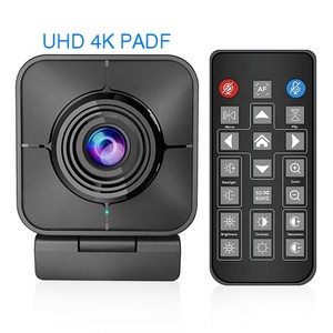 Cámara web Ultra HD 4K 12MP Cámara web Micrófono dual Cámara web FDAF con control remoto para PC Streaming de videollamadas para juegos - Product Image 1