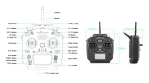 RadioMaster TX12 MKII ELRS16CHサポートOPENTXおよびEDGETXリモートコントロール送信機RCドローンFPVUAV部品用 - Product Image 6