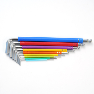 9PCS Set of Allen <strong>Key</strong> CRV Long Arm Hexagon <strong>Key</strong> Tool Set <strong>Hex</strong> Wrench <strong>Hex</strong> <strong>Key</strong> - Product Image 2