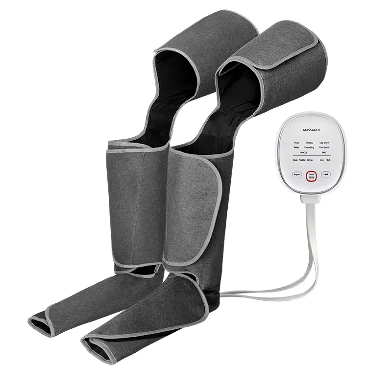 Air Wave Heating Leg Bezerro Pés Air Pressure Compression Leg Massage Fisioterapia para recuperação esportiva com aquecimento