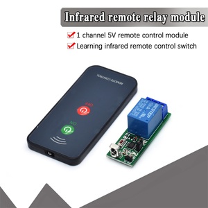 <strong>IR</strong> 1 Channel Infrared Receiver Driving Switch Relay Driver Module Board 5V + Active <strong>Remote</strong> <strong>Controller</strong>