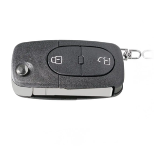 ID48チップ付き2ボタンスマートリモートキーシェル433MHZ 4D0837231RキーレスゴーエントリーリモートカーキーforAudi A3 A4 A6 A8 B6 - Product Image 5