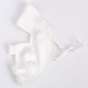 女式透气防晒颈部面罩耳套夏季凉爽桑蚕丝紫外线面罩 - Product Image 3