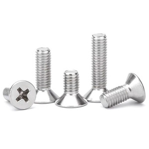 M1M1.2 M1.4 M1.6 M2 M2.5 M3 M4 Din965304ステンレス鋼クロスフィリップス皿頭ねじ工場卸売 - Product Image 3