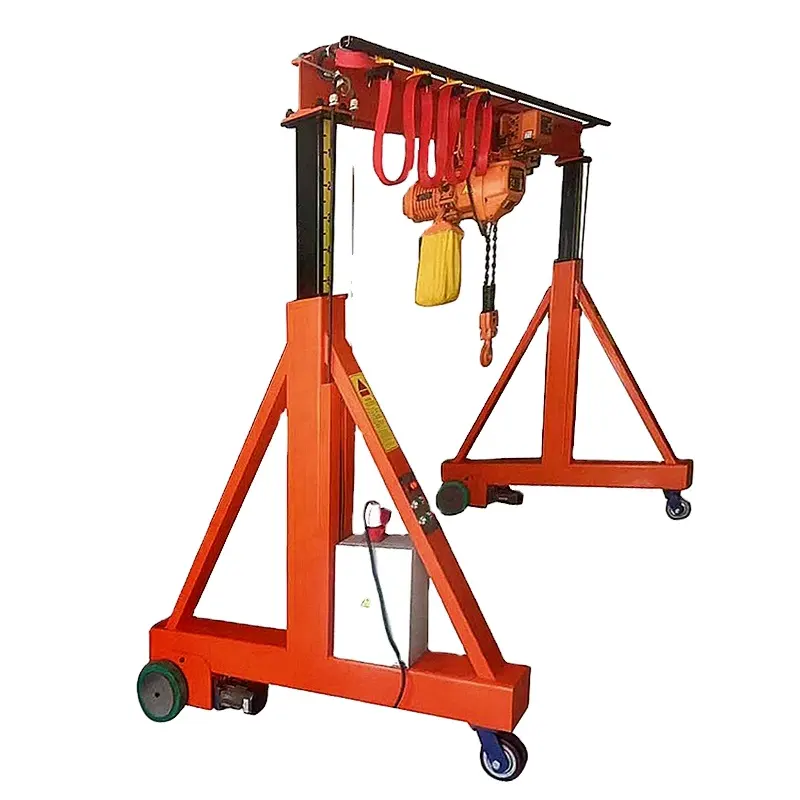1 ton 2 ton 3 ton 5 ton portable lifting equipment for workshop single girder gantry cranes
