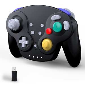 2.4G PC Wireless GAMECUBE Style <strong>Controller</strong> with <strong>USB</strong> Receiver for Nintendo Switch Windows 10 11 7 8 Raspberry Pi MAC
