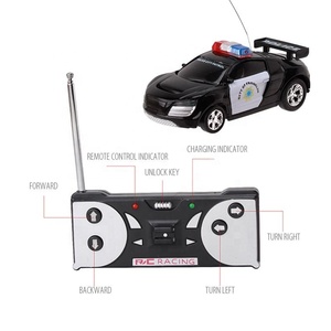 Samtoy Low Price <strong>4CH</strong> Cartoon Ring Pull Can <strong>RC</strong> Racing <strong>Car</strong> Radio Control Toys <strong>Car</strong> Mini Remote Control Police <strong>Car</strong> With <strong>Light</strong> - Product Image 5