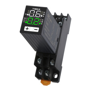 JSZ6 piccolo doppio Display digitale H3Y-2/4/H tempo relè tempo tempo tempo controllo Timer 12 v24v220v con Base - Product Image 1