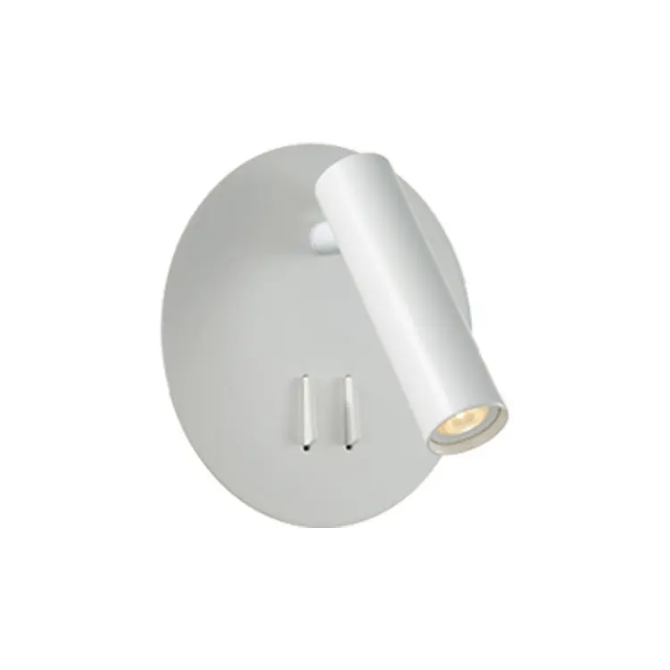 Lampada da parete in metallo per camera da letto interna porta Usb con interruttore lampada da lettura a Led per comodino