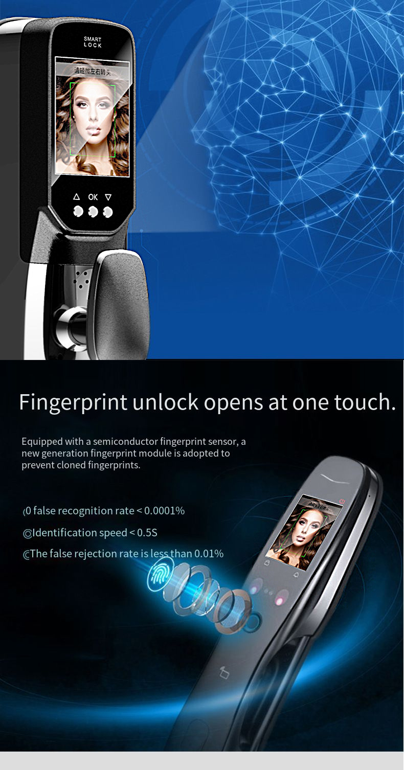 bd safety lock automatic door locks sliding door lock cerradura inteligente fingerprintn smartsteps