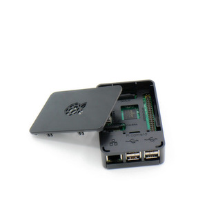 Новый стиль Raspberry Pi Box ABS Черная оболочка B + Raspberry Pi3 оболочка 3-го поколения 2-го поколения B + общий профессиональный