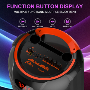 ร้องเพลง-อี ZQS8251คู่8นิ้วซับวูฟเฟอร์ปาร์ตี้กลางแจ้ง LED สมาร์ท bt/tws/hi-fi ลำโพงใช้เวลาเล่น6ชั่วโมง - Product Image 3