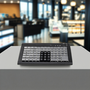 Wholesale 78-Key <strong>Mechanical</strong> Cherry MX POS <strong>Programmable</strong> <strong>Keyboard</strong> with Magnetic Stripe Card Reader (MKB78) for POS Systems - Product Image 3