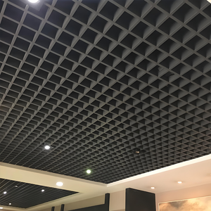 Open <strong>Grid</strong> Aluminum Suspended <strong>Ceiling</strong> <strong>Tile</strong> Metal Aluminum Suspended Lattice Cell <strong>Ceiling</strong> Decoration